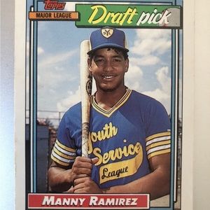 Topps 1992 Baseball Card #156 Manny Ramirez